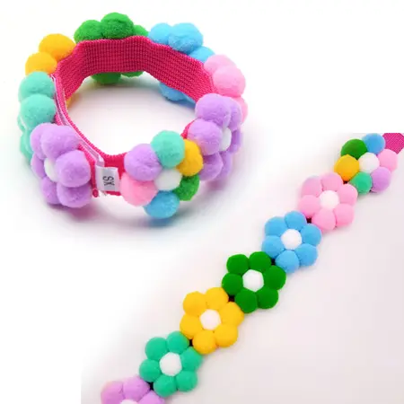 Rainbow Pet Collar detail