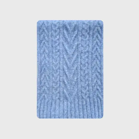 Women's 30% Wool Blend Knit Scarf Shawl – 180 × 30 cm detail