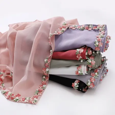 Chiffon Hijab detail