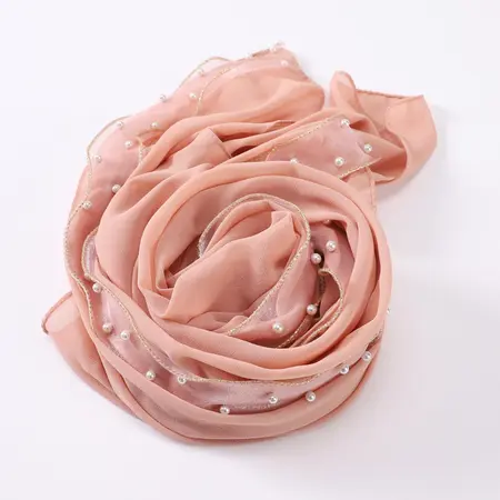 Chiffon Solid Color Hijab – 70 × 170 cm detail