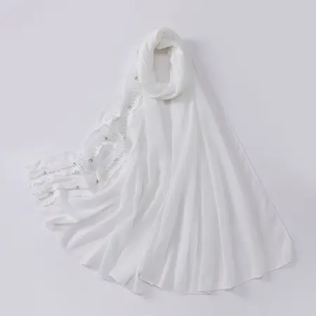 Chiffon Headscarf detail