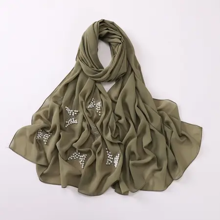 Chiffon Hijab detail