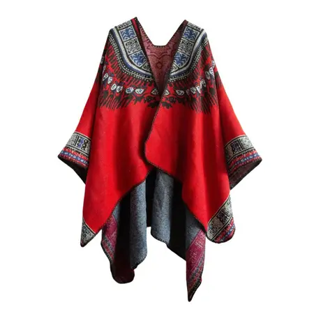Women's Faux Cashmere Scarf Shawl – 150 × 130 cm detail