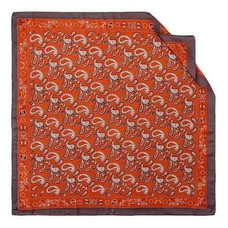 Unisex Silk Scarf Shawl – 70 × 70 cm detail