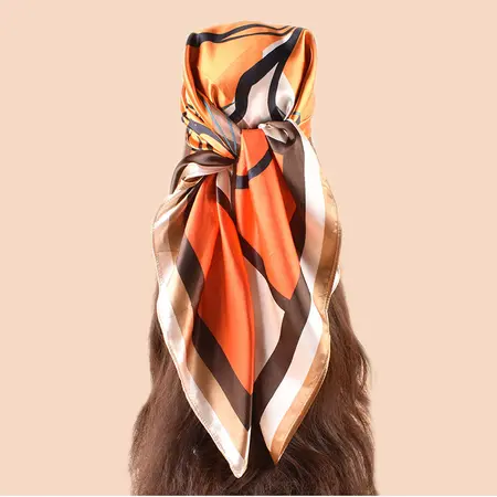 Silk Scarf Shawl – 90 × 90 cm