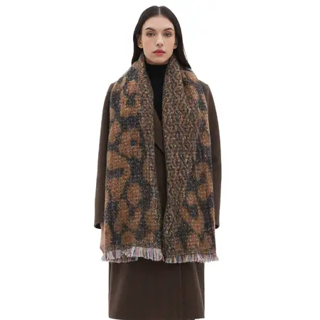 Unisex Jacquard Scarf Shawl – 190 × 40 cm detail