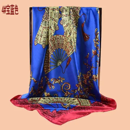Printed Scarf Shawl – 90 × 90 cm detail