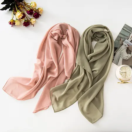 Chiffon Hijab – 80 × 180cm detail