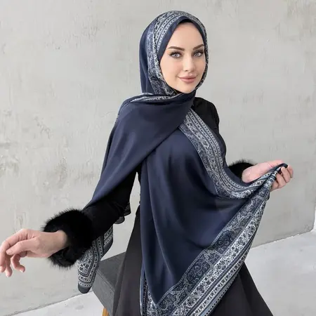 Chiffon Printed Scarf Shawl – 170 × 70 cm