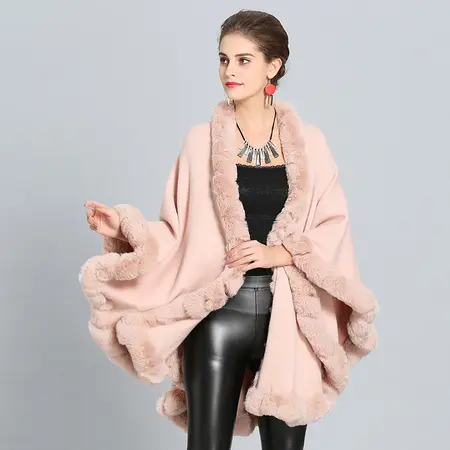 Knit Poncho – 80 × 180cm detail