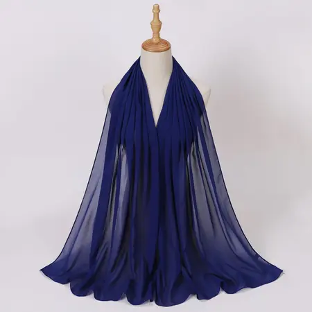 Chiffon Solid Color Hijab detail