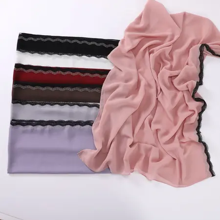 Chiffon Headscarf detail
