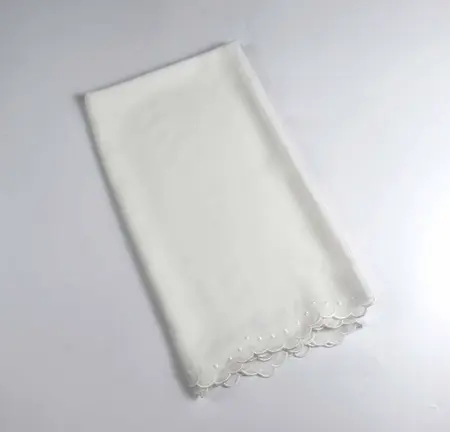 Chiffon Embroidered Hijab detail