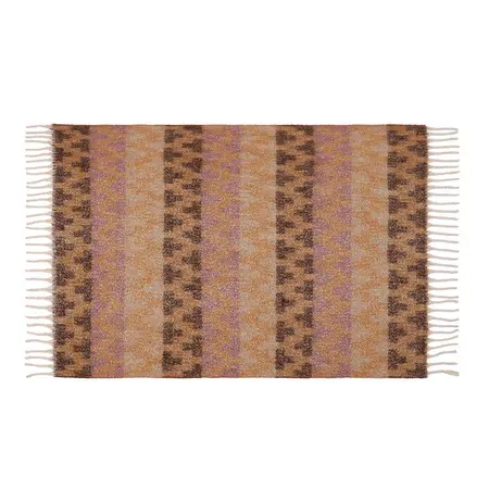 Jacquard Fringed Scarf Shawl – 165 × 125 cm + 12 cm fringe detail