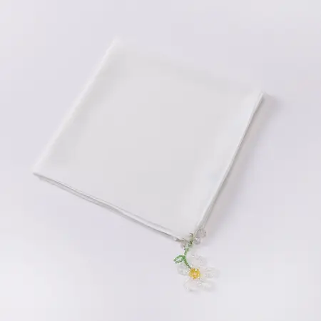 Chiffon Floral Christmas Ornament – 80 × 180cm detail