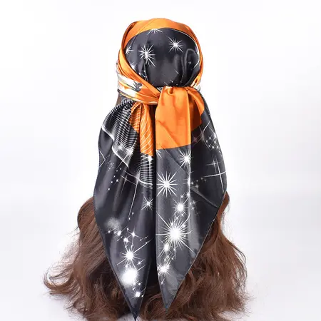Printed Scarf Shawl – 90 × 90 cm