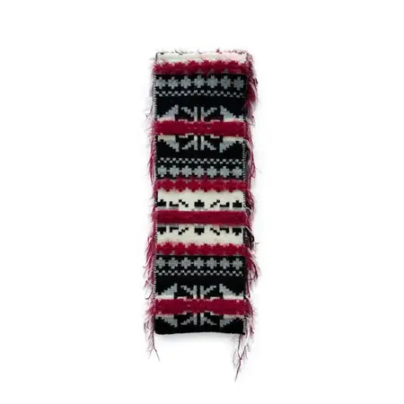 Women's Knit Vintage Scarf Shawl – 180 × 15 cm detail