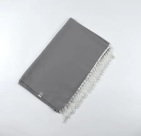 Chiffon Fringed Scarf Shawl – 70 × 170 cm detail