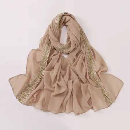 Chiffon Headscarf detail