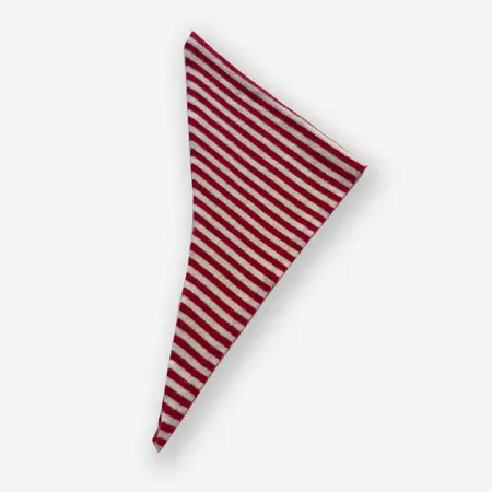 Women's 30% Wool Striped Scarf Shawl – 110 × 40 cm detail