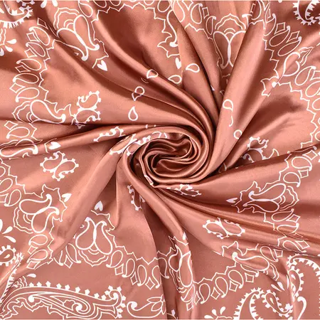 Floral Scarf Shawl – 90 × 90 cm detail