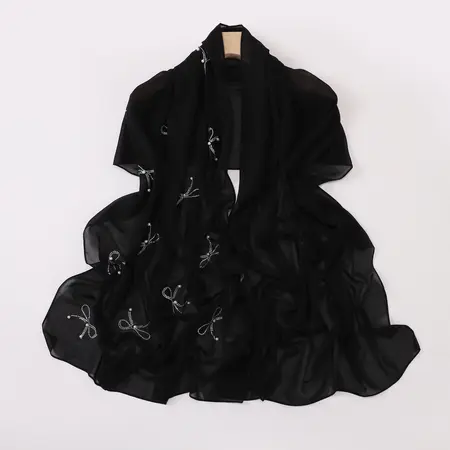 Chiffon Scarf Shawl detail