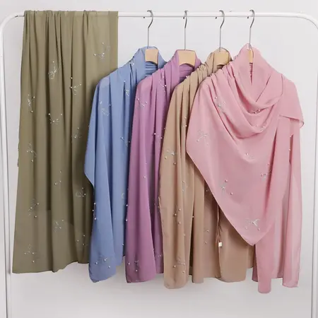 Chiffon Scarf Shawl detail