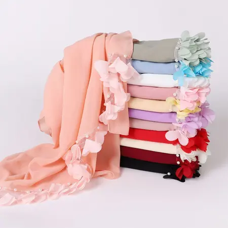 Chiffon Floral Hijab