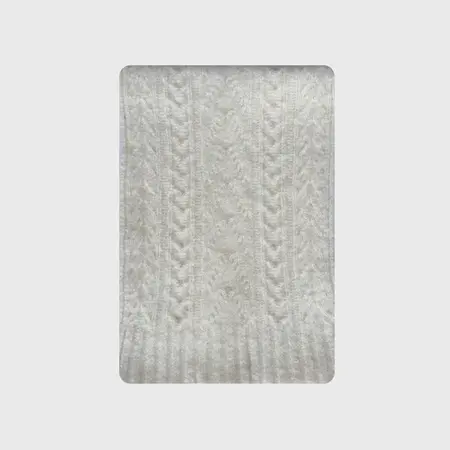 Women's 30% Wool Blend Knit Scarf Shawl – 180 × 30 cm detail