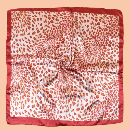 Leopard Print Printed Scarf Shawl – 90 × 90 cm