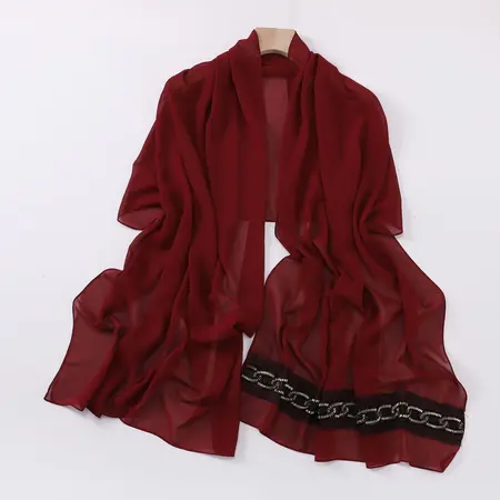 Chiffon Headscarf detail