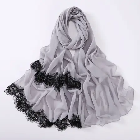 Chiffon Headscarf detail