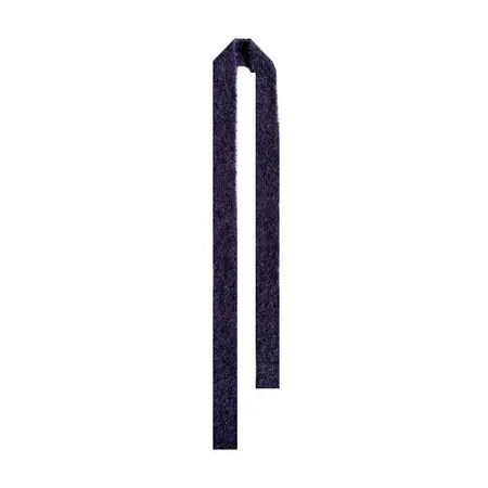 Wool Blend Floral Lightweight Narrow Scarf Shawl – 200 × 6 cm detail