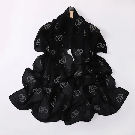 Chiffon Scarf Shawl detail