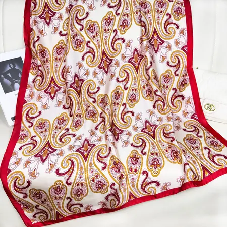 Silk Scarf Shawl detail