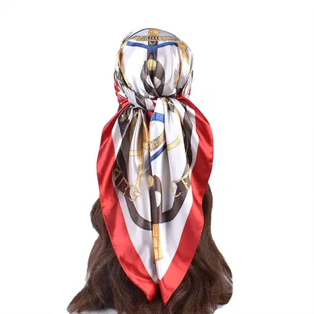 Printed Scarf Shawl – 90 × 90 cm