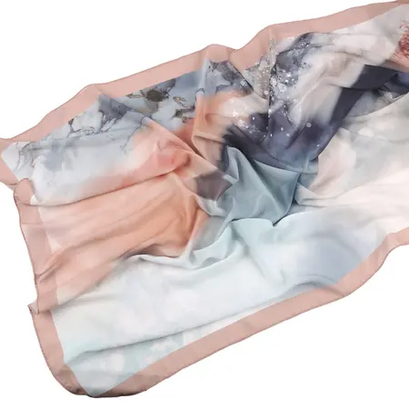 Chiffon Printed Scarf Shawl – 170 × 70 cm detail