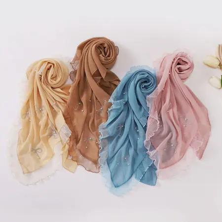 Chiffon Hijab detail