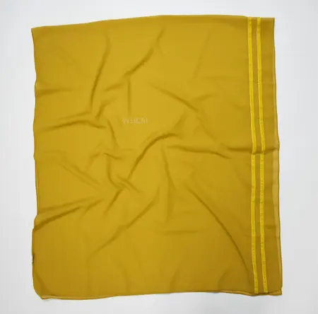 Chiffon Solid Color Hijab detail