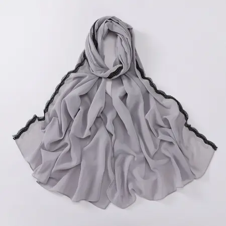 Chiffon Headscarf detail