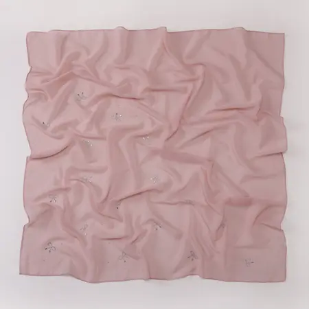 Chiffon Solid Color Hijab detail