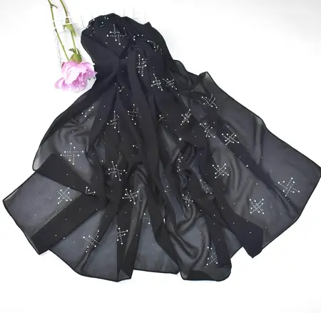 Chiffon Hijab detail