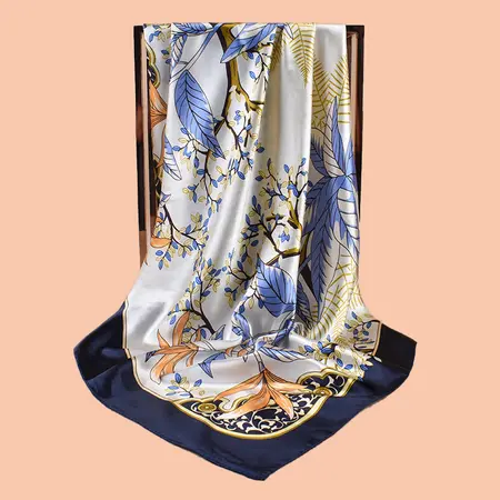 Printed Scarf Shawl – 90 × 90 cm