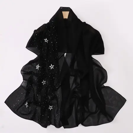 Chiffon Hijab detail