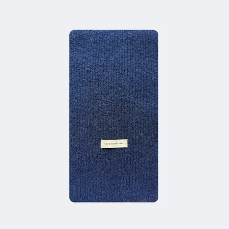 Women's Wool Blend Solid Color Knit Scarf Shawl – 160 × 20 cm detail