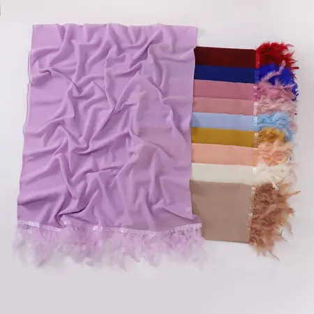 Chiffon Hijab detail