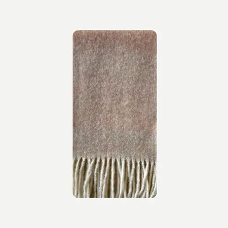 Women's Wool Blend Gradient Fringed Scarf Shawl – 215 × 27 cm detail