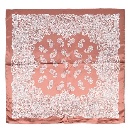 Floral Scarf Shawl – 90 × 90 cm detail