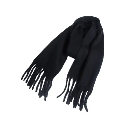 Fringed Scarf Shawl – 190 × 50 cm + 15 cm fringe detail