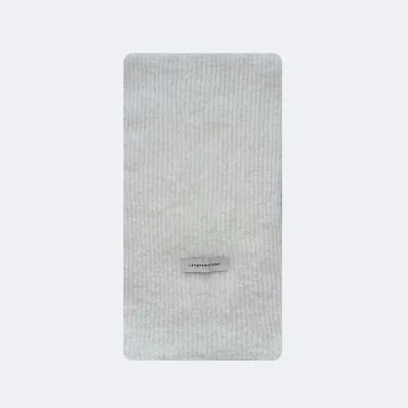 Women's Wool Blend Solid Color Knit Scarf Shawl – 160 × 20 cm detail